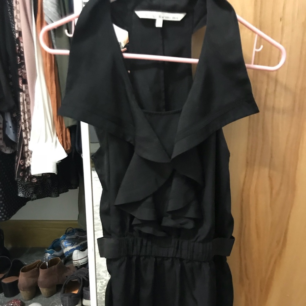 Rachel Roy Black Ruffle Dress